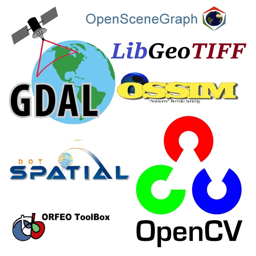کتابخانه های GIS و کتابخانه های سنجش از دور برای Visual Studio و Python